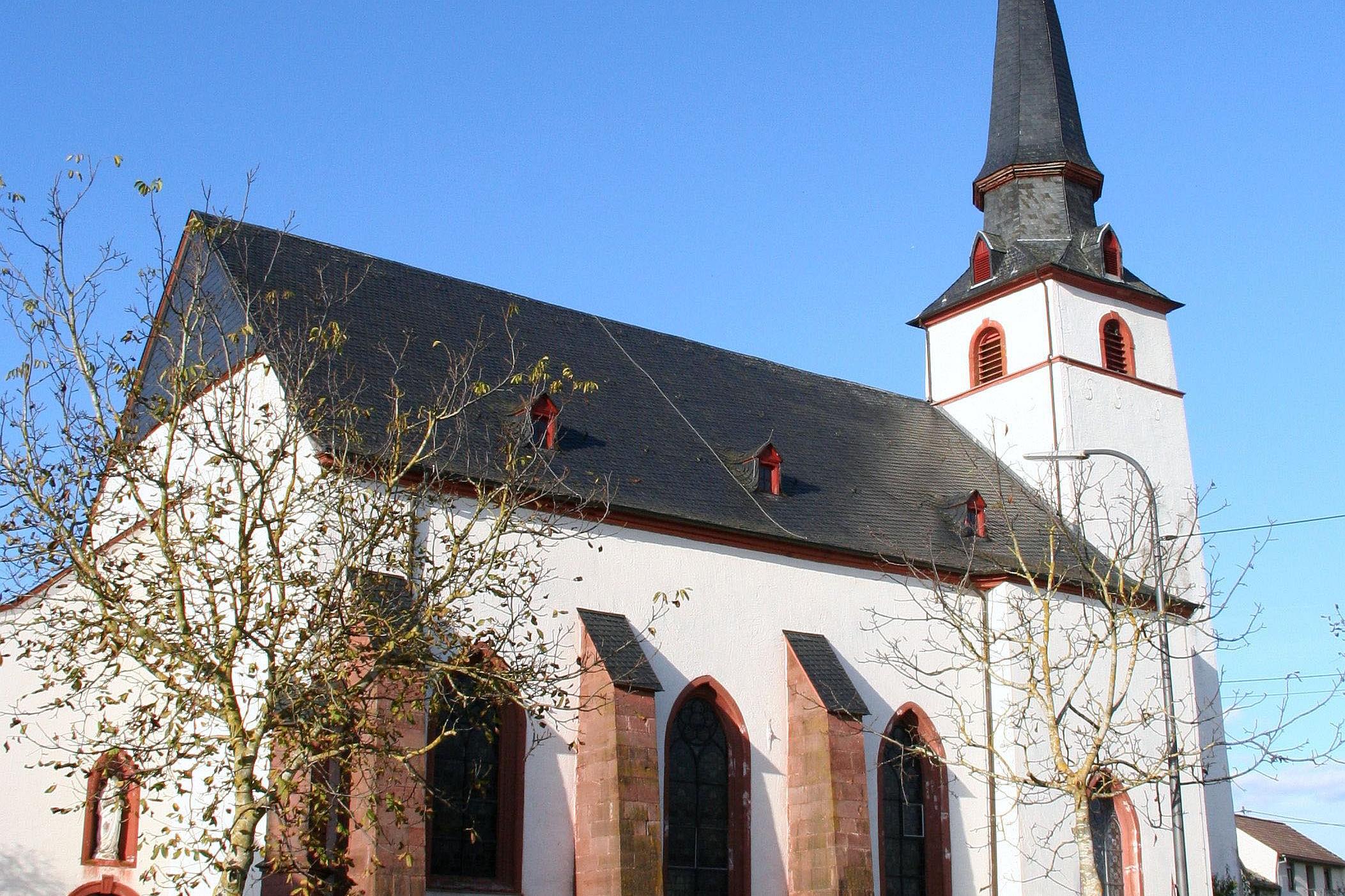 Auf dem Bild zu sehen ist die Wallfahrtskirche in Weidingen